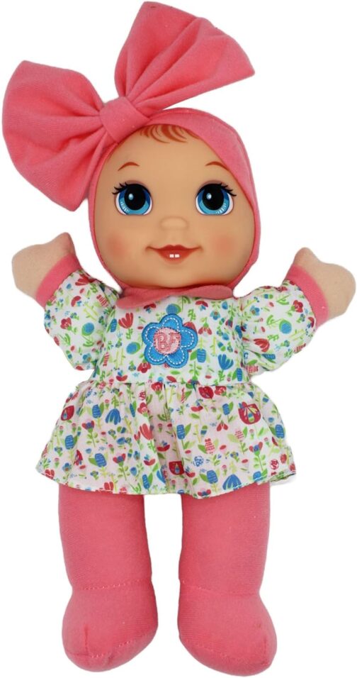 Baby's First Giggles Baby Doll Toy with Floral Top, Plastic, Washable Surface, Life-Like' Feel, for All Ages - Image 2