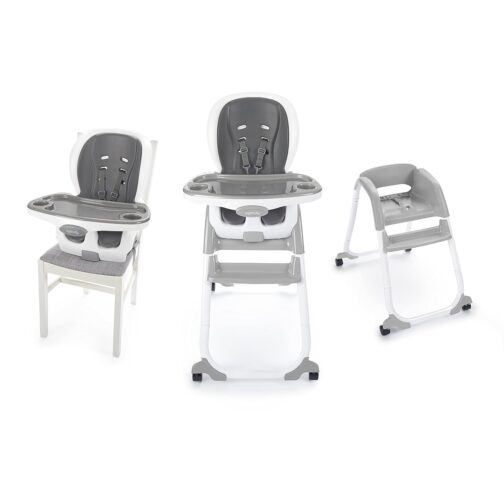 Ingenuity SmartClean Trio Elite 3-in-1 Convertible Baby High Chair, Toddler Chair, and Dining Booster Seat, For Ages 6 Months and Up, Unisex - Slate - Image 2