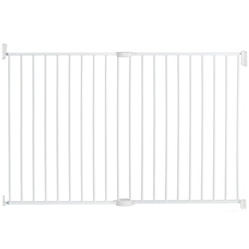 Munchkin® Extending XL™ Tall and Wide Baby Gate, Hardware Mounted Safety Gate for Stairs, Hallways and Doors, Extends 33" - 56" Wide, Metal, White