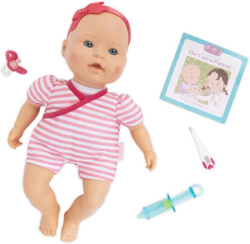 Baby Sweetheart by Battat – Medical Time 12-inch Soft-Body Newborn Baby Doll with Easy-to-Read Story Book and Baby Doll Accessories - Image 6