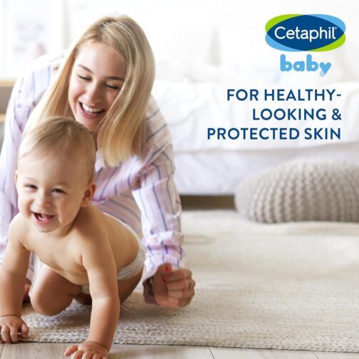 Cetaphil Baby Wash & Shampoo Plus Body Lotion, Healthy Skin Essentials, Head to Toe Hydration for up to 24 Hours, for Delicate, Sensitive Skin, 2-Pack,White - Image 2